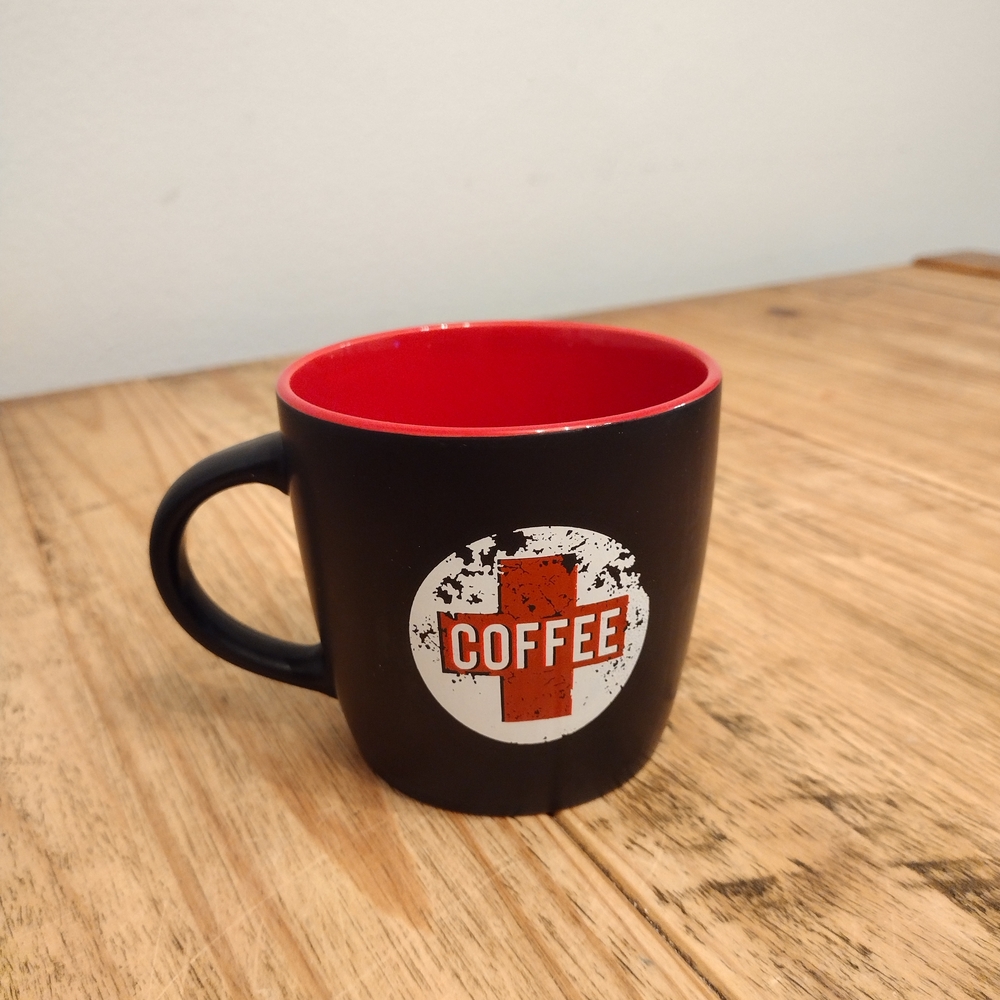 Black Rifle Coffee Co Red ➕ Ceramic Coffee Mug
